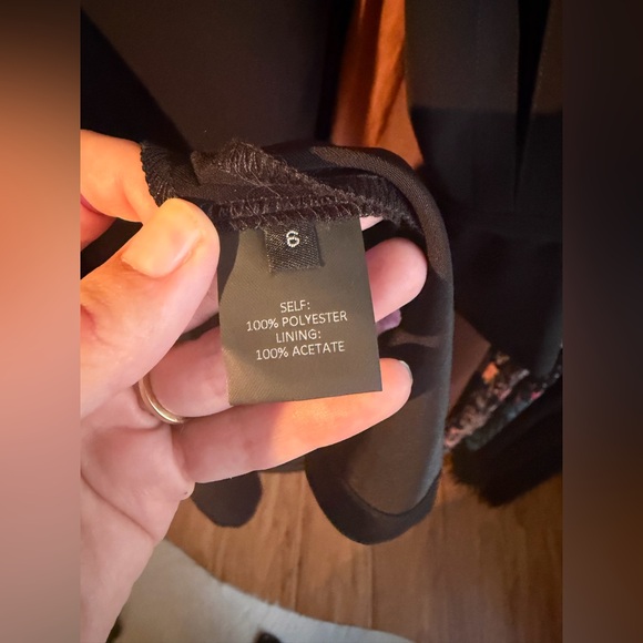 Yigal Azrouël Crepe Midi Length Dress Open Slit Long Sleeve - Picture 7 of 9